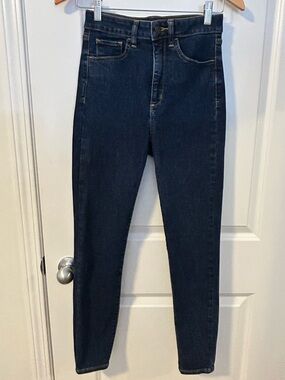 GAP High-Rise Dark Wash Women’s Jeans, skinny, size 27